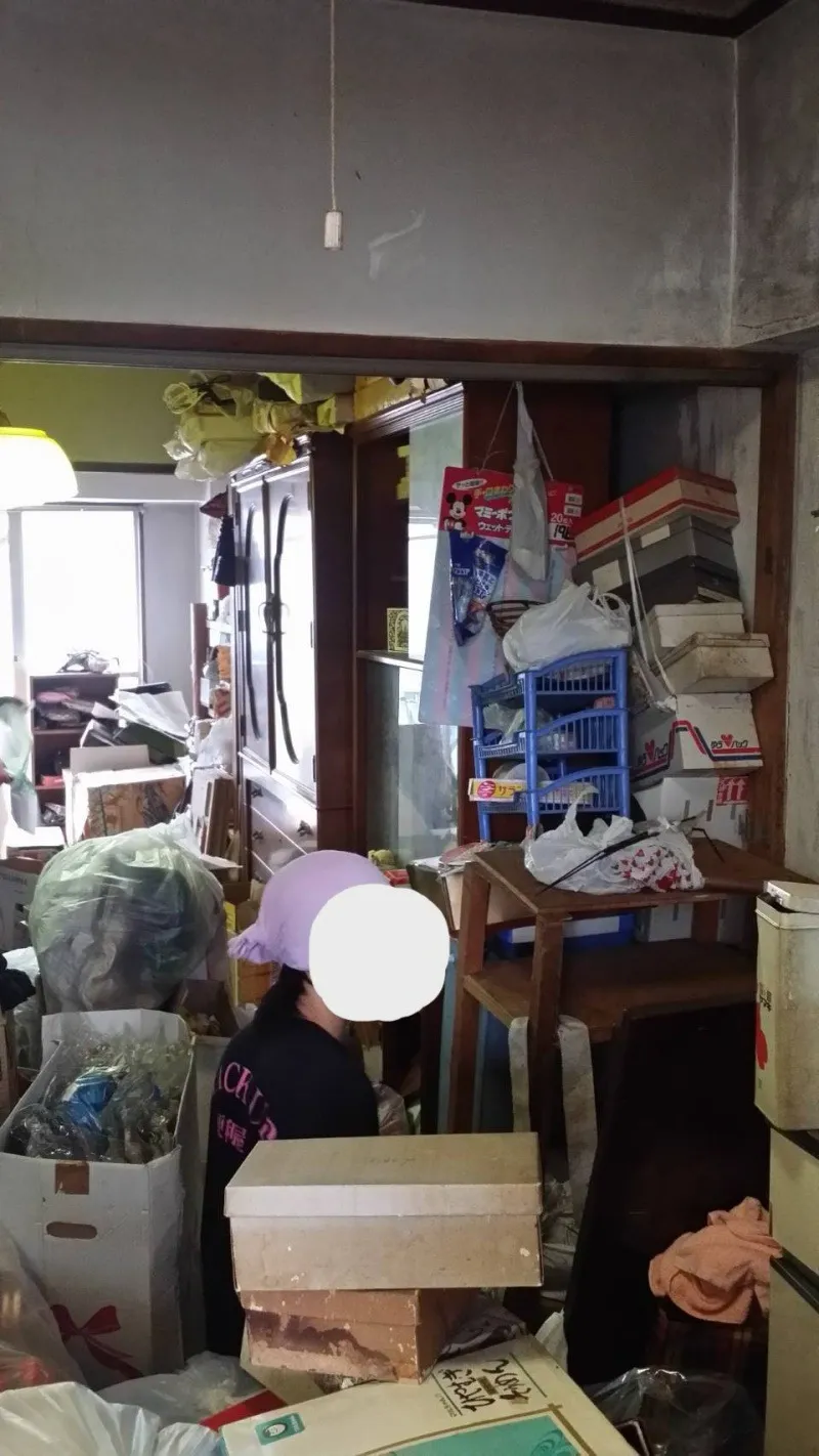 部屋の片づけ