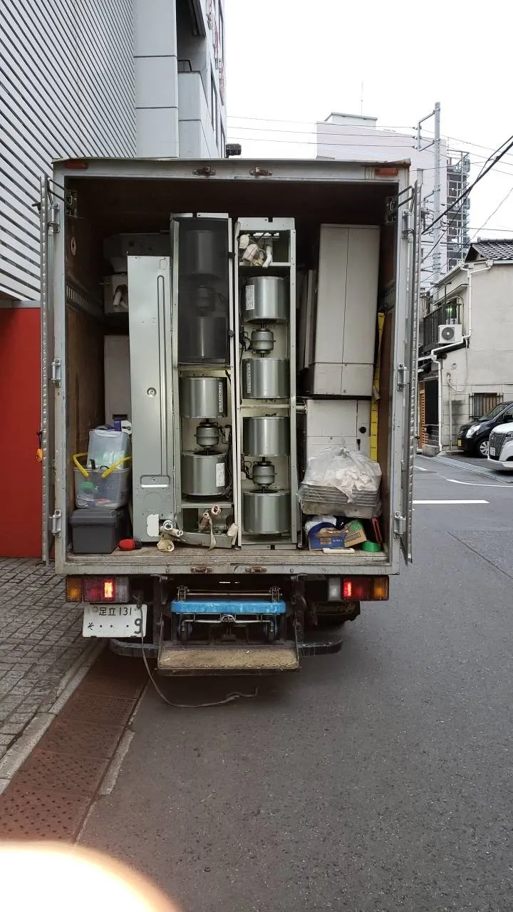 エアコンの回収